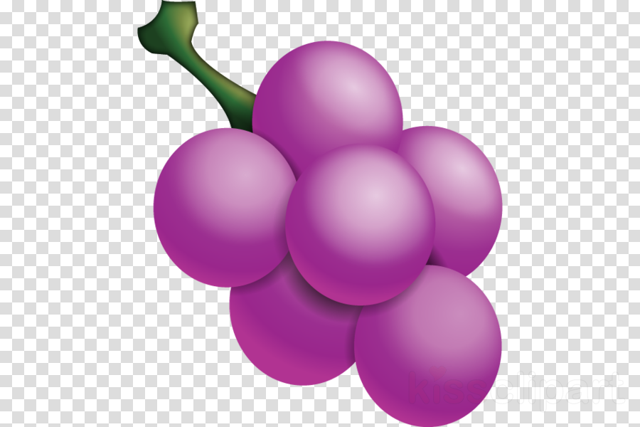Grape Emoji Png Clipart Common Grape Vine Must - Transparent Background Chat Icon (900x600), Png Download