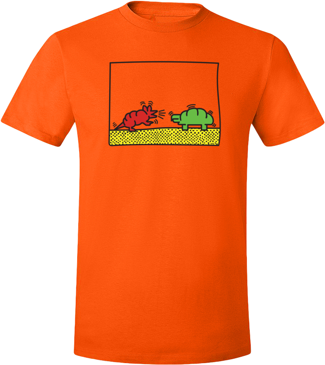 Cachicamo Diciéndole A Morrocoy - T-shirt (852x934), Png Download