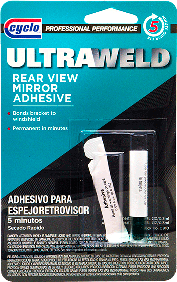 Ultraweld® Rear View Mirror Adhesive - Cyclo (600x600), Png Download