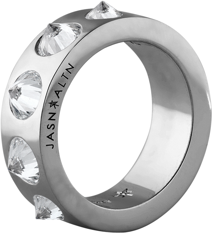 Amor Fati 5 Inverted Wide Diamond Band (1024x1024), Png Download