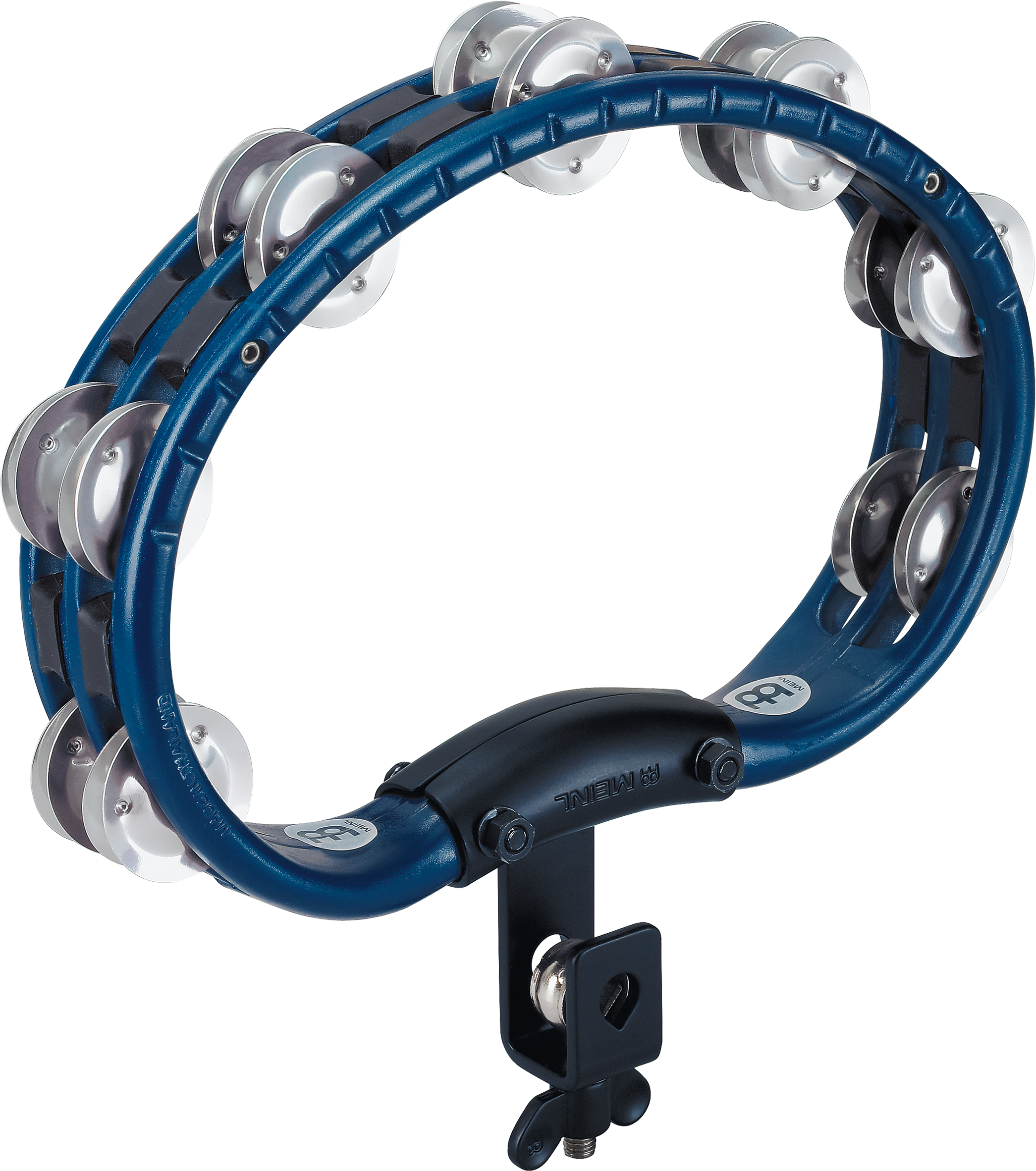 Mountable Traditional Abs Tambourine, Aluminum Jingles - Meinl Tmt2a-b Drummer Tambourine (3600x2700), Png Download