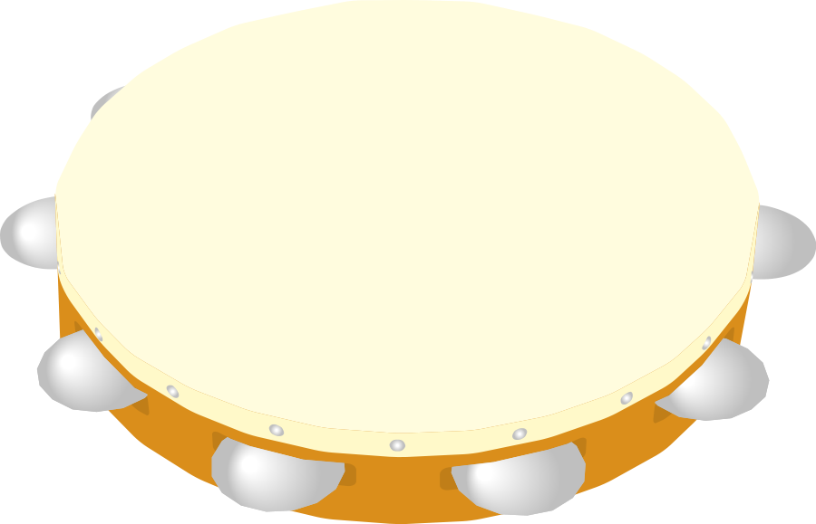 Tambourine Png (900x579), Png Download