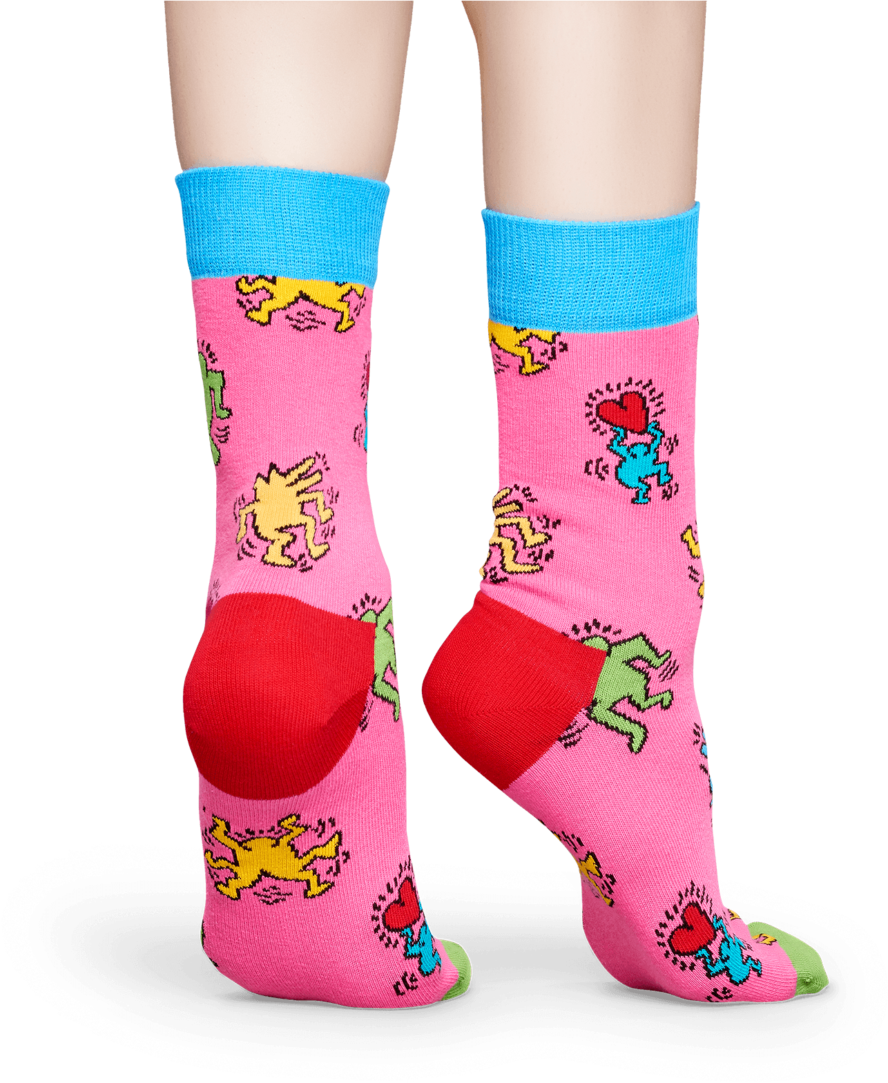 Happy Socks Dancing Socks Pink 36-40 (1460x1600), Png Download