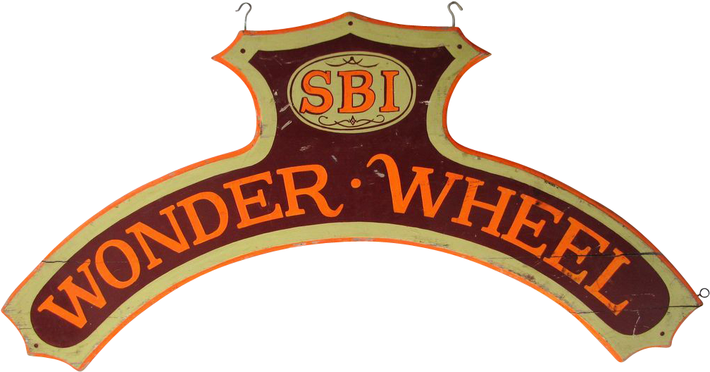 Vintage Painted Wooden Carnival Game Wheel Or Ride - Wheel (1021x1021), Png Download