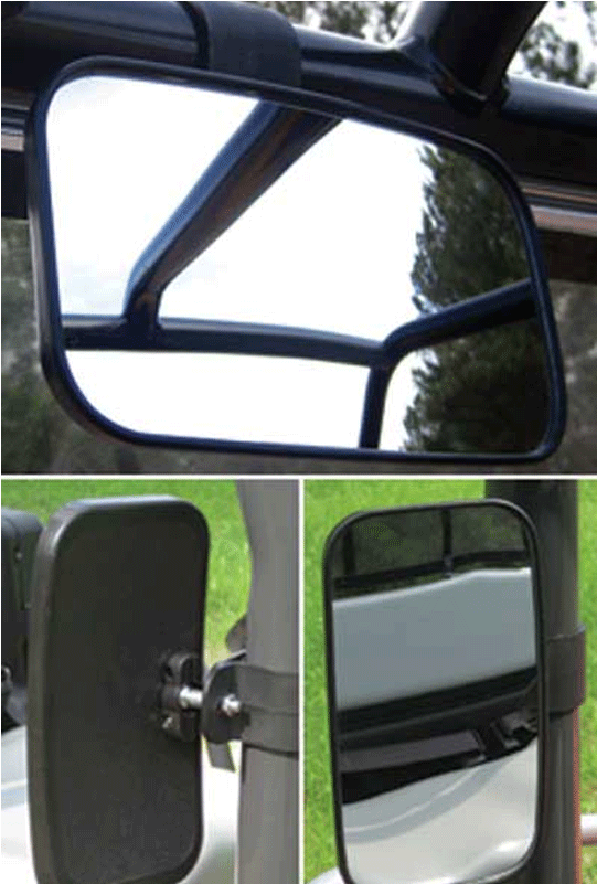 More Views - Extreme Metal Products, Llc 12336 Utv Mirror (800x800), Png Download