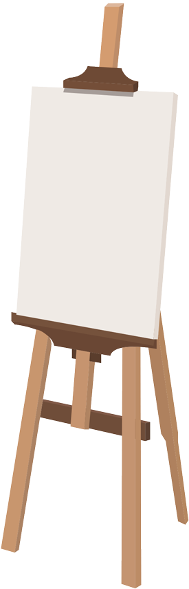 During Another Art Exhibit At City Hall Related To - Back Of A Canvas Stand (400x936), Png Download