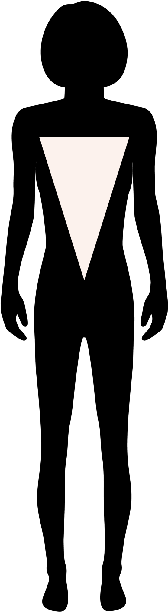Inverted Triangle (1000x2540), Png Download