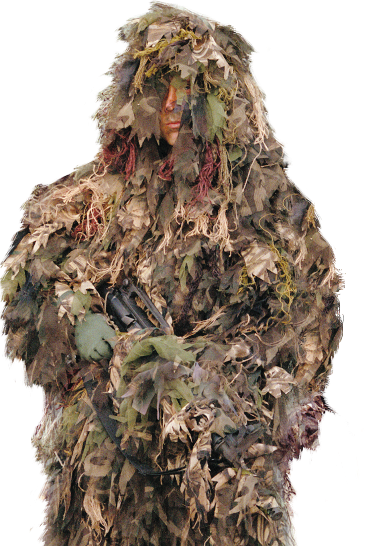 Chameleon Full Body Ghillie Suit (880x1100), Png Download