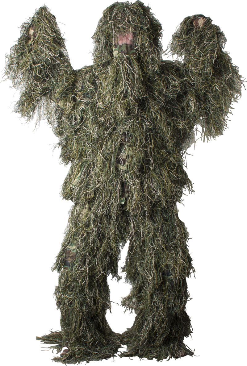 Ghille Suit - Ghillie Dräkt (800x1186), Png Download