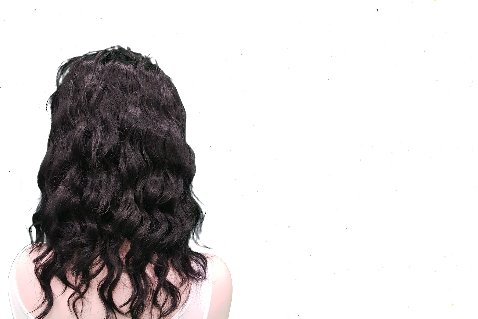 Human Hair Wig Curly With Bangs,,perruques Rl Moda - Lace Wig (960x960), Png Download