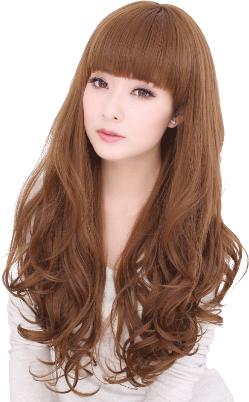 Download Light Brown Light Brown Light Brown Dark Brown Flax Bangs Png Image With No Background Pngkey Com