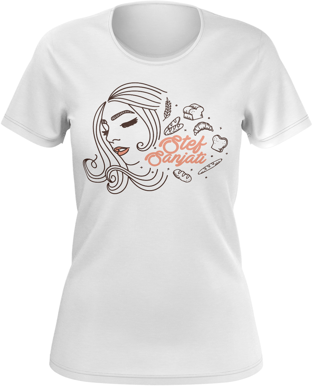 Stef Sanjati White Bread T-shirt - Stef Sanjati Merch (1600x1600), Png Download