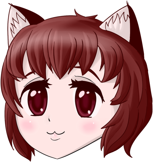 230kib, 800x600, Cat Girl Head By Thestadtpark-dadqwso (800x600), Png Download