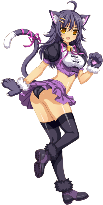Yoxall@suffering In Iron Saga Wiki Editing On Twitter - Felicia Cat Girl Transparent (678x1024), Png Download