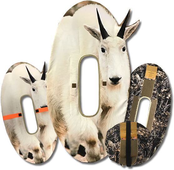 Mountain Goat Stalker Decoy - Mountain Goat (563x609), Png Download