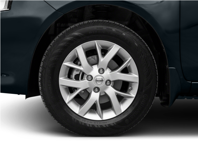2018 Nissan Versa Sedan - 2017 Nissan Versa Sv Oem Wheels (640x480), Png Download