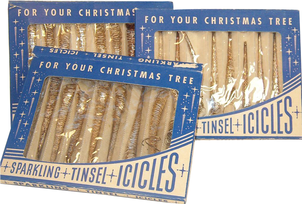 Icicles Spiral Png Clipart Royalty Free Stock - Tinsel (1024x1024), Png Download