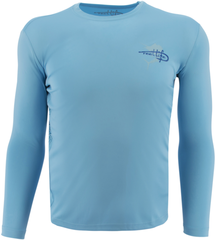 Men's Performance Rip Tide "sailfish" Shirt - Reel Life Mens Rip Tide Sailfish Long Sleeve T-shirt (700x700), Png Download