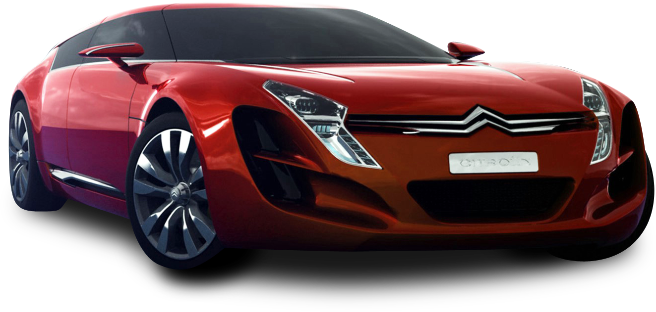 Red Citroen C Metisse Car Png Image - Citroen C Metisse (1434x716), Png Download