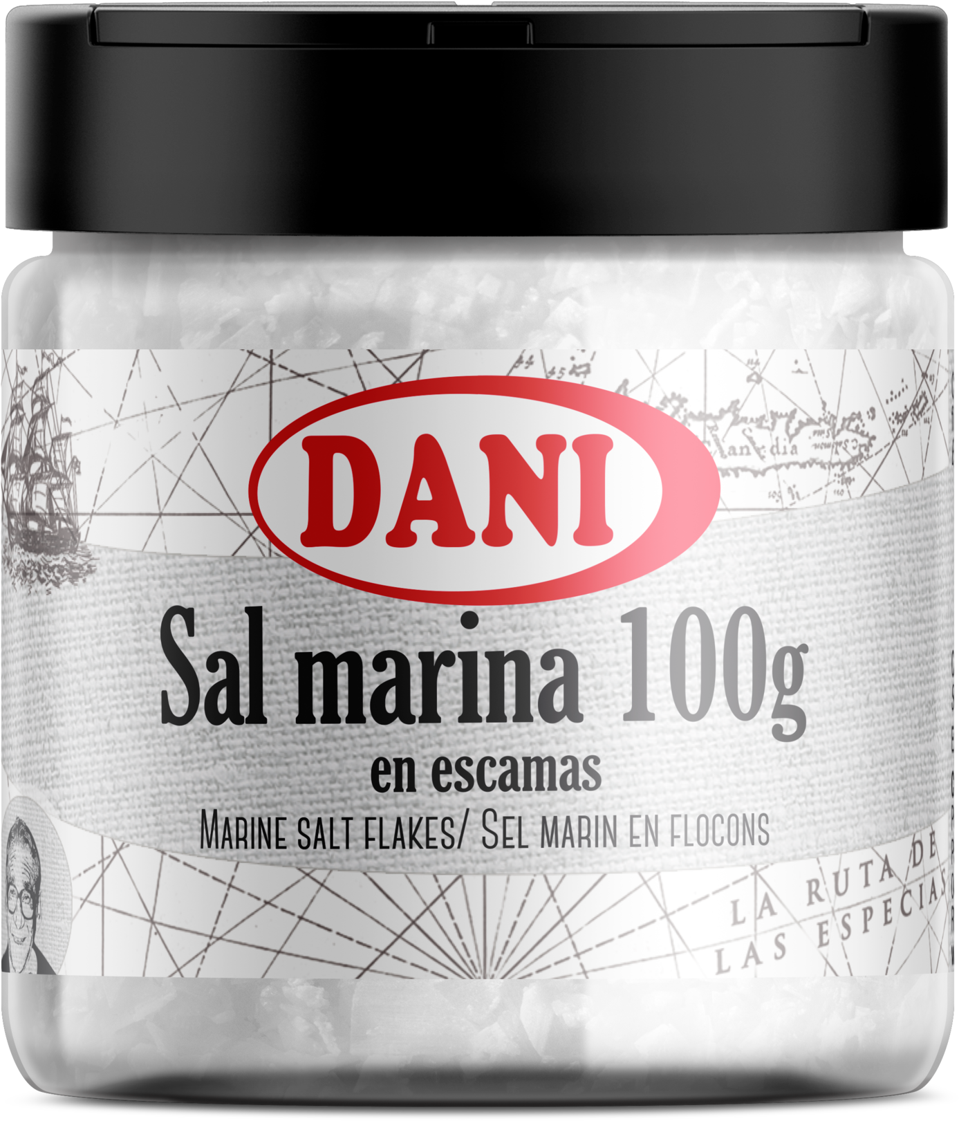 Sea Salt Flakes 100g - Scale (2600x2600), Png Download