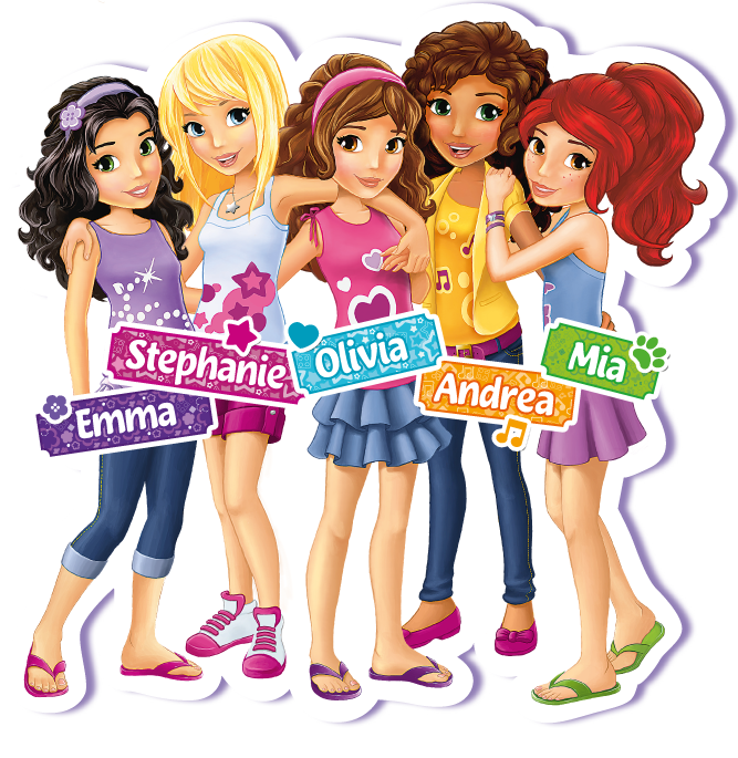 Pin By Crafty Annabelle On Lego Friends Printables - Lego Friends Logo Png (667x685), Png Download