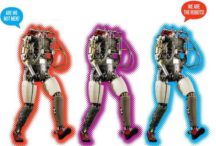 Atlas Image Courtesy Of Boston Dynamics - Robot (737x491), Png Download