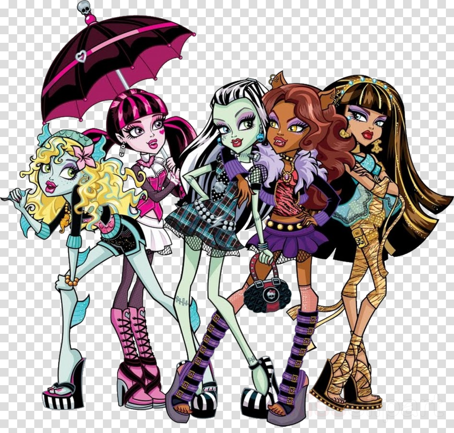 Monster High Ghoulfriends Clipart Monster High Cleo - Monster High Ghoulfriends (900x860), Png Download