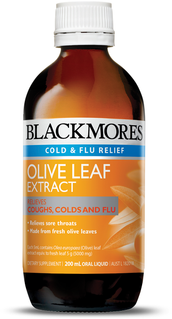 Blackmores Olive Leaf Extract (524x690), Png Download