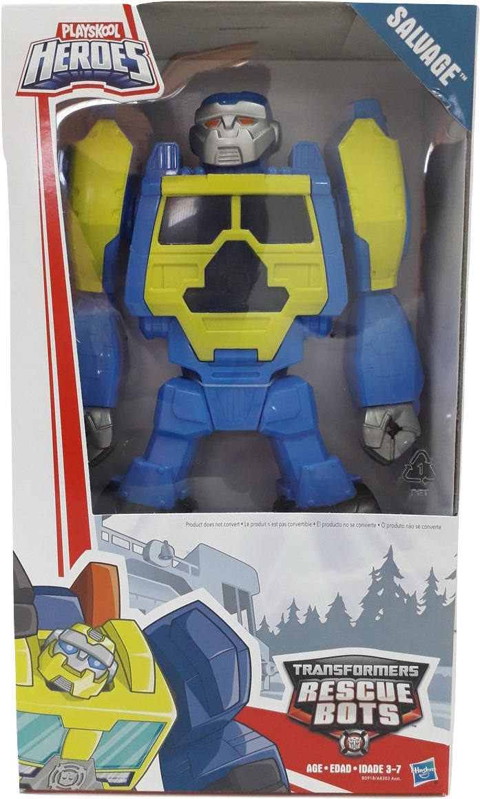 Prev - Hasbro Toys Transformers Playskool Heroes Chase The (764x1273), Png Download