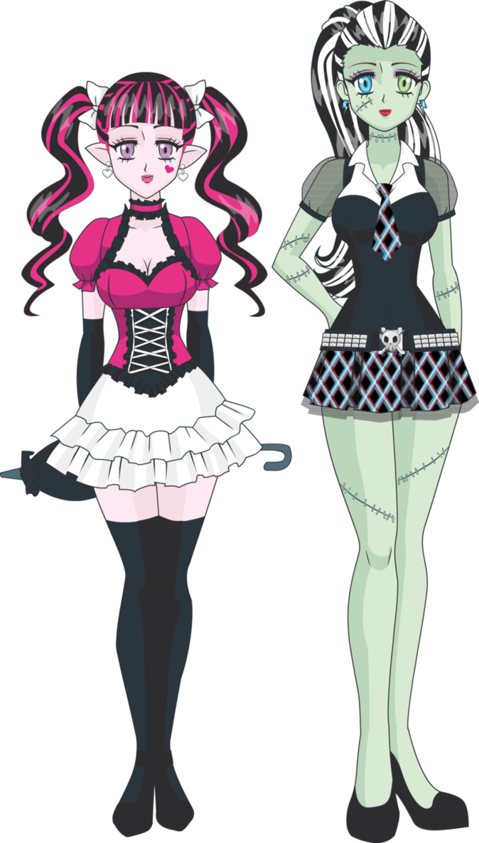 Monster High Images Draculaura & Frankie Stein Hd Wallpaper - Frankie Draculaura Monster High (674x1186), Png Download