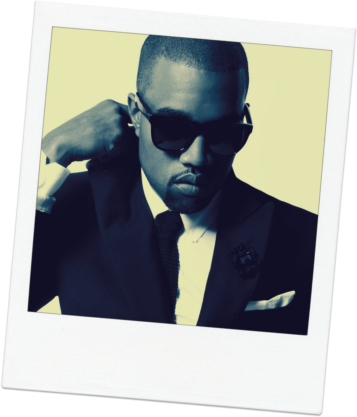 Kanye West Has 4 Songs Remaining - Kanye West (1251x1461), Png Download
