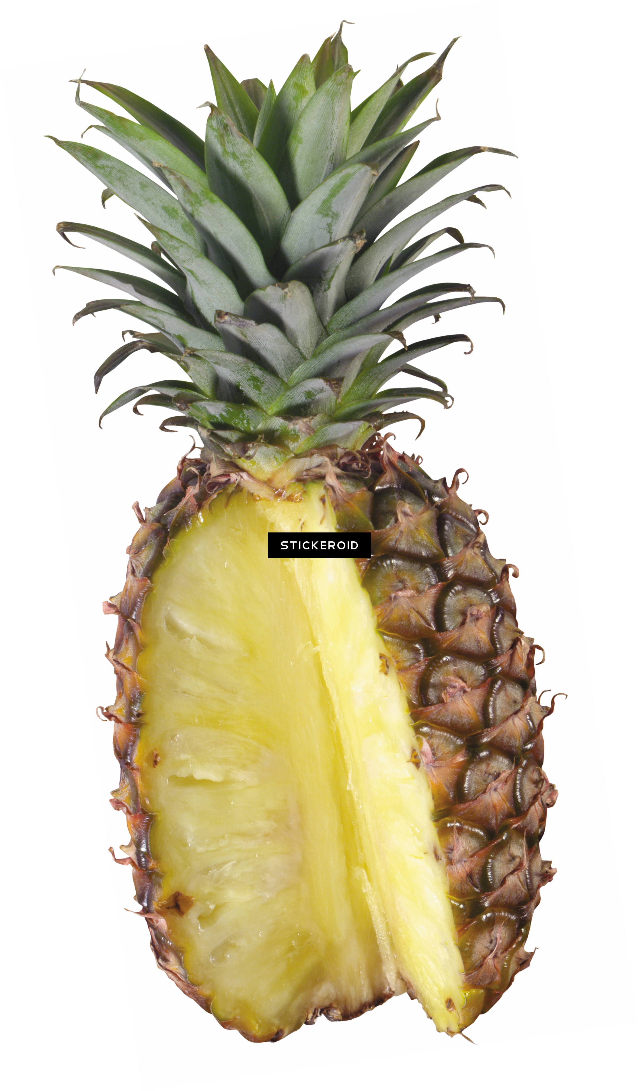 Pineapple Fruit - Pineapple (2228x3801), Png Download