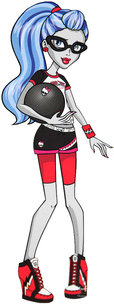 Monster High Ghoulia Yelps Scaris (412x1040), Png Download