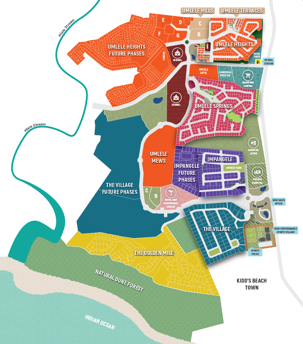 Kidds Beach Green Estate (1051x1194), Png Download