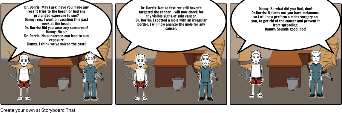 Melanoma Mystery - Cartoon (1164x385), Png Download