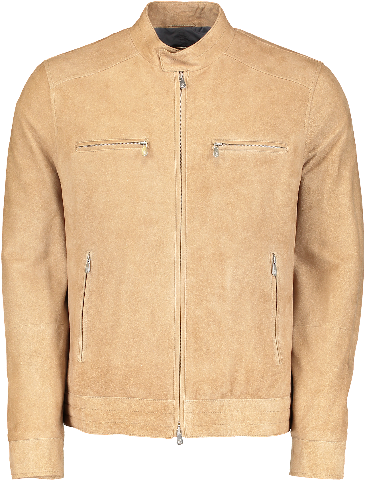 Leather Jacket In Camel - Jacket (1280x1920), Png Download