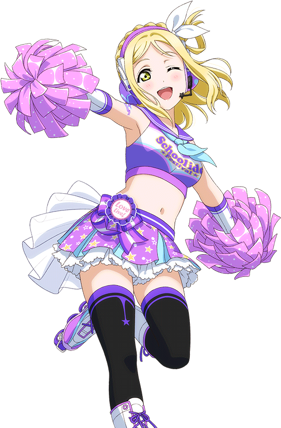 Download Images - Love Live Cheerleader Mari (1024x1024), Png Download