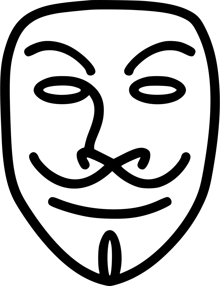 V For Vendetta Png - Vendetta Icon Logo (756x980), Png Download