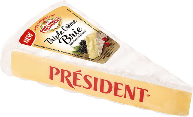 8 Oz - President Triple Cream Brie (696x696), Png Download