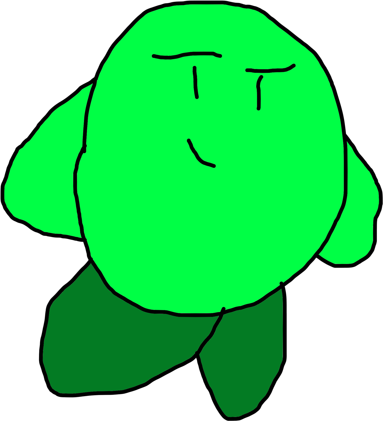 Green Kirby Air Ride Adventures Wiki Fandom Powered - Green (2000x2000), Png Download