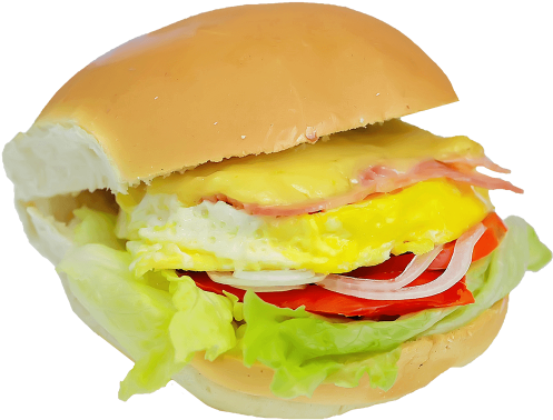 Sandwichesham, Egg & Cheese - Ham And Eggs (600x600), Png Download