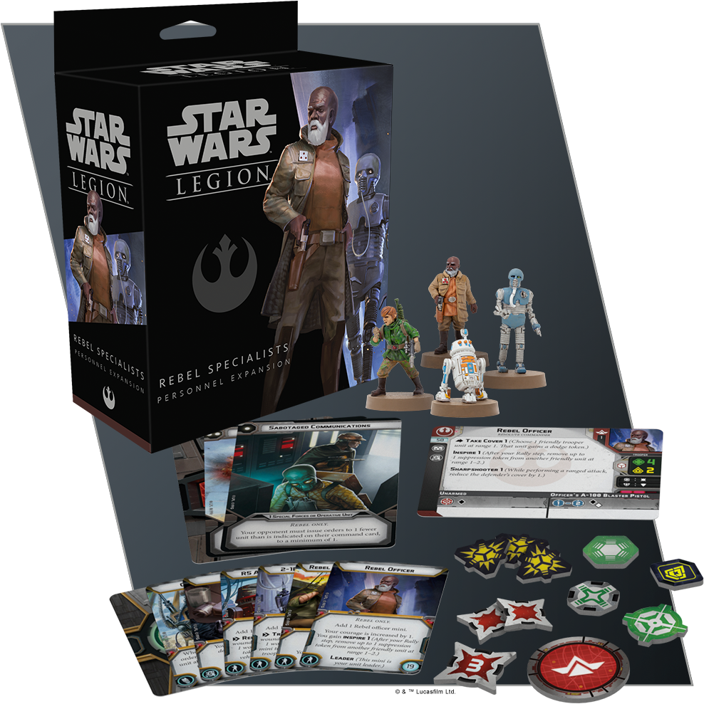 Releasing In The First Quarter Of 2019, These Two Expansions - Star Wars Legion Specialists (1000x1036), Png Download