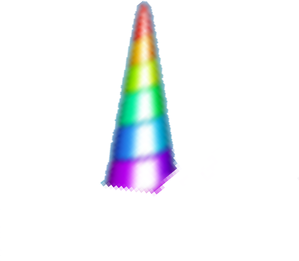 Unicorn Unicornhorn Horn Filter Snapchat Rainbow Cute - Picsart Photo Studio (1024x1024), Png Download
