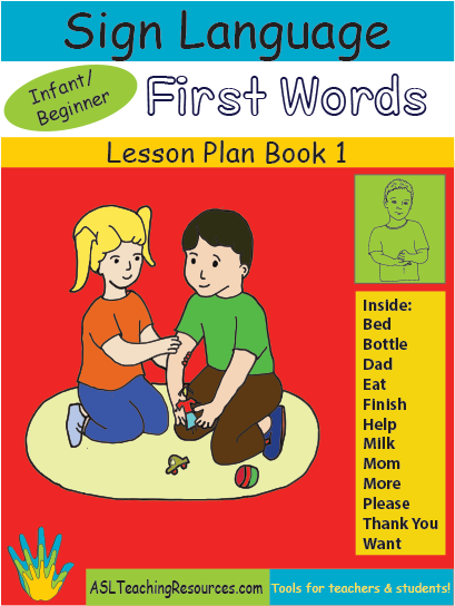 1 Lpb First Signs Asl Lesson Plan Book - Baby Sign Language (600x600), Png Download