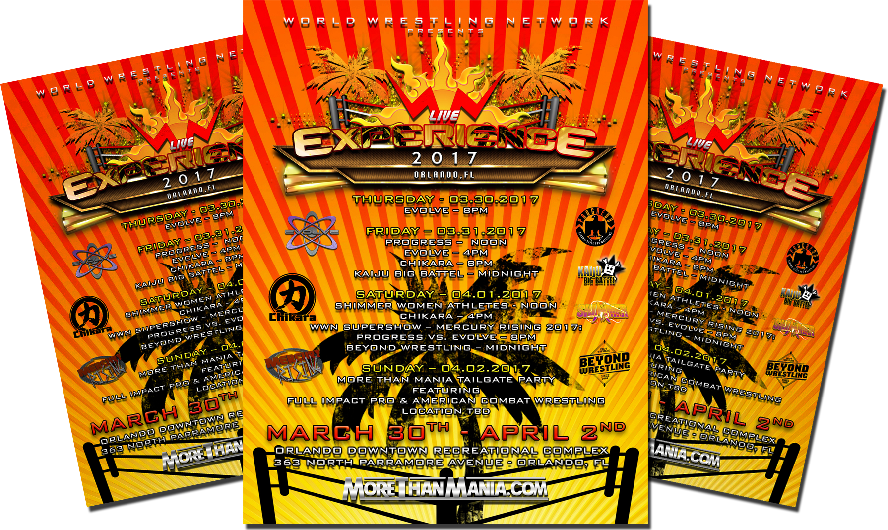 Complete Wrestlemania Weekend Schedule At Wwnlive Experience (1920x1080), Png Download
