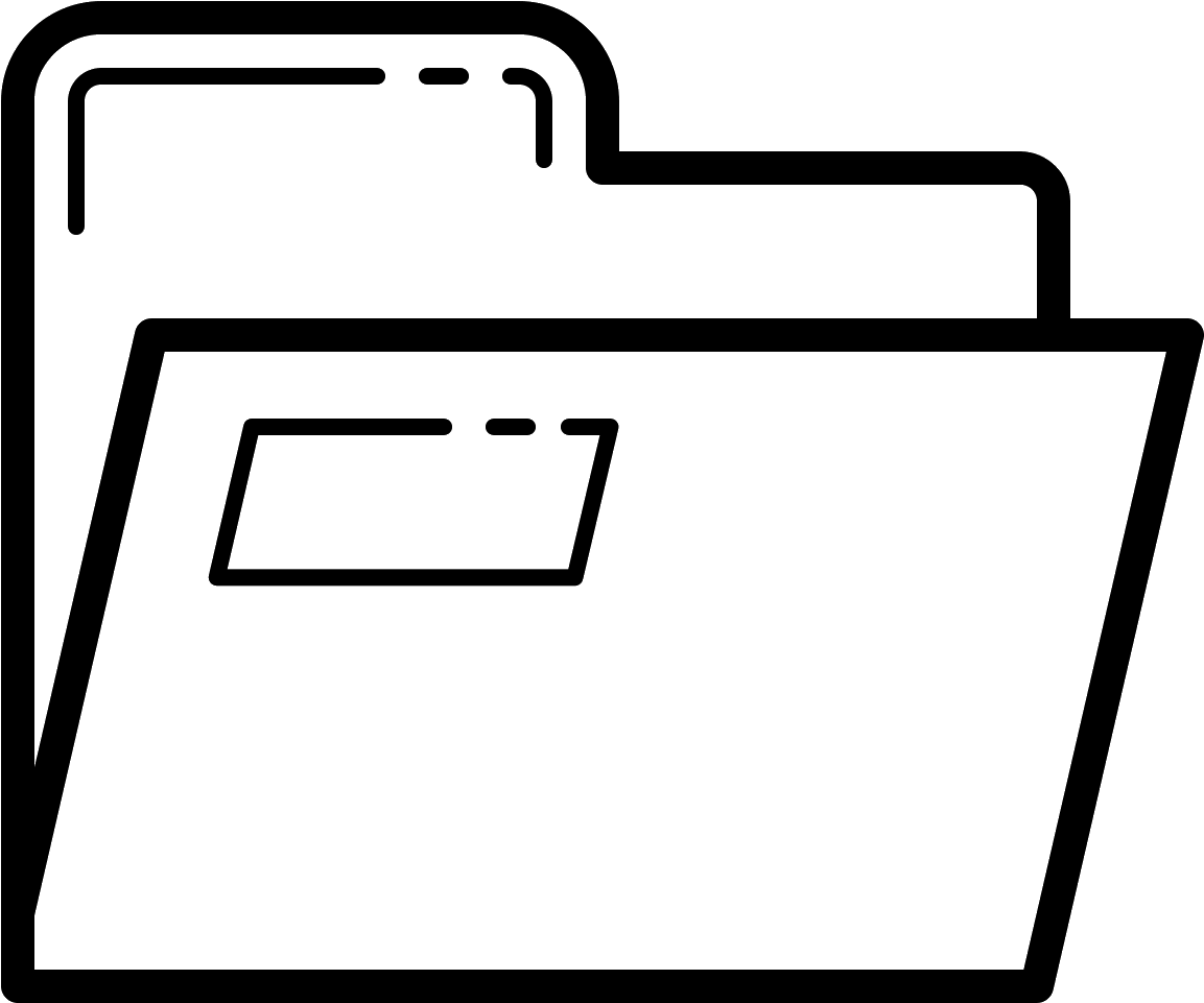 The Open Folder Icon For Pc - Icon (1600x1600), Png Download