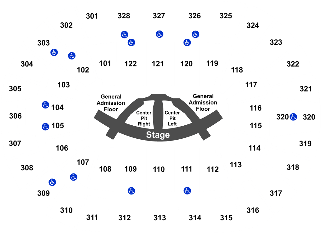 Bok Seating Chart Luke Combs (1050x766), Png Download