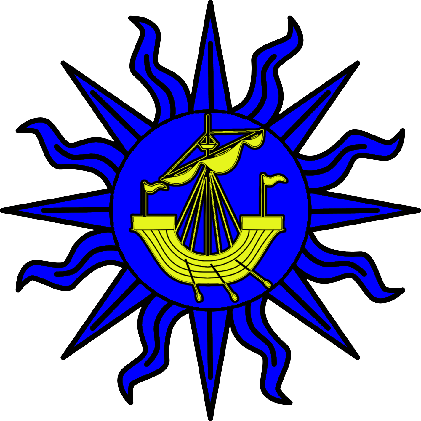 Bluesun - Circle Logo Flower (1421x1421), Png Download