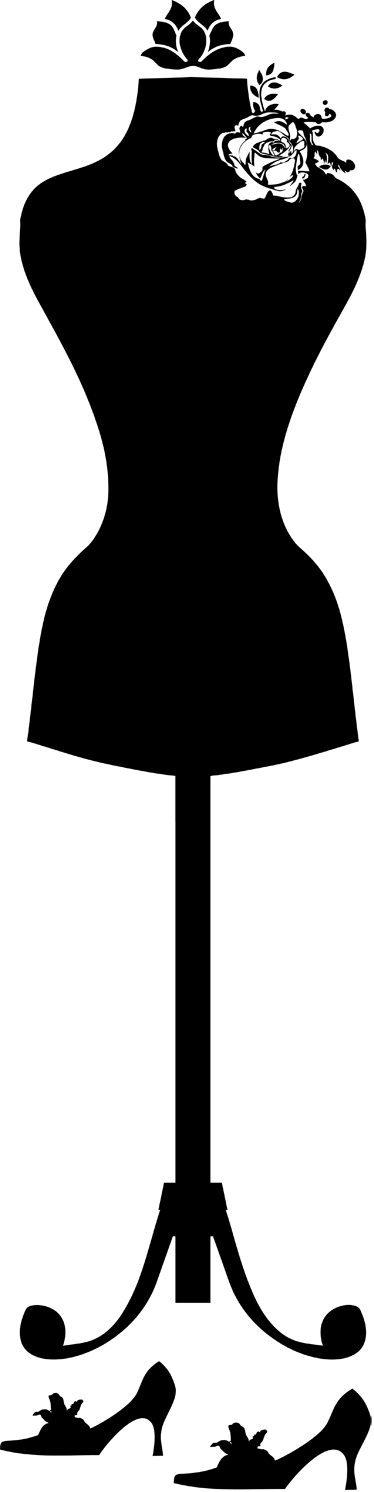 Mannequin Coat Rack Sticker - Maniquies De Moda Png (374x1492), Png Download