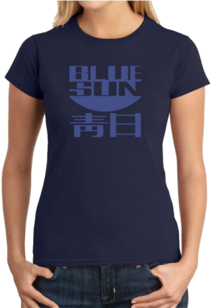 Firefly Blue Sun Women's T-shirt - Women's T-shirt - Created Using The Lyrics (600x600), Png Download